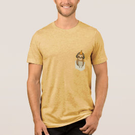 Camiseta Triblenda Perezoso de fiesta de bolsillo