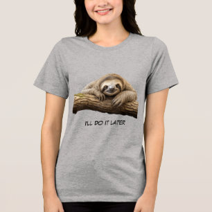 Camiseta Triblenda Perezoso lindo