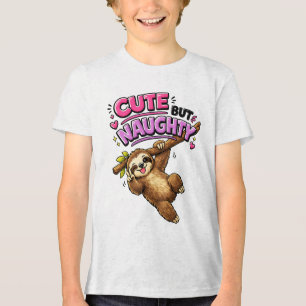 Camiseta Triblenda Perezoso lindo pero travieso