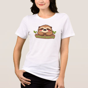 Camiseta Triblenda Perezoso Perezoso Haciendo Mi Mejor-Esfuerzo