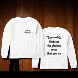 Camiseta Triblenda Perfectamente Imperfecto - Abraza el Glorioso Deso