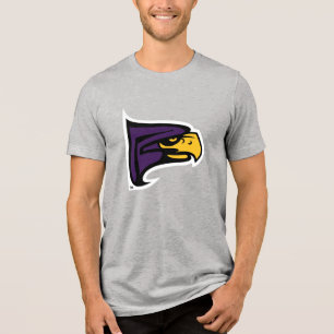 Camiseta Triblenda Perfil de mascota del halcón de Hunter College