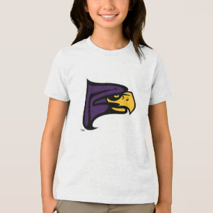 Camiseta Triblenda Perfil de mascota del halcón de Hunter College