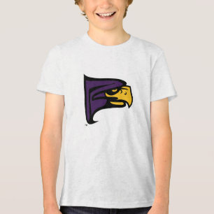 Camiseta Triblenda Perfil de mascota del halcón de Hunter College