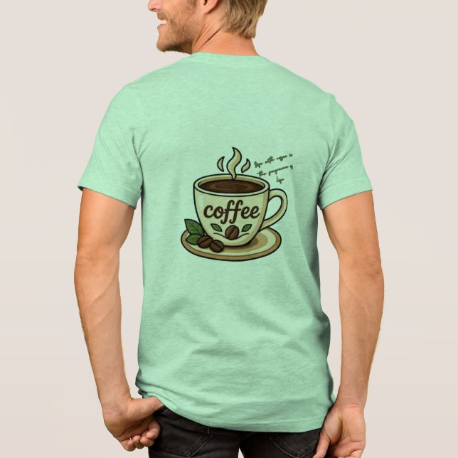 Camiseta Triblenda Perfume de café (Reverso )
