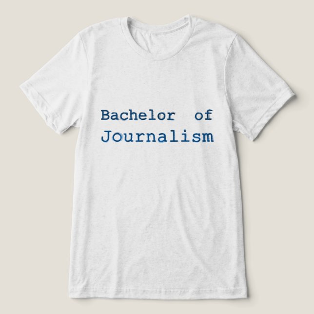 Camiseta Triblenda Periodismo (Diseño delantero )