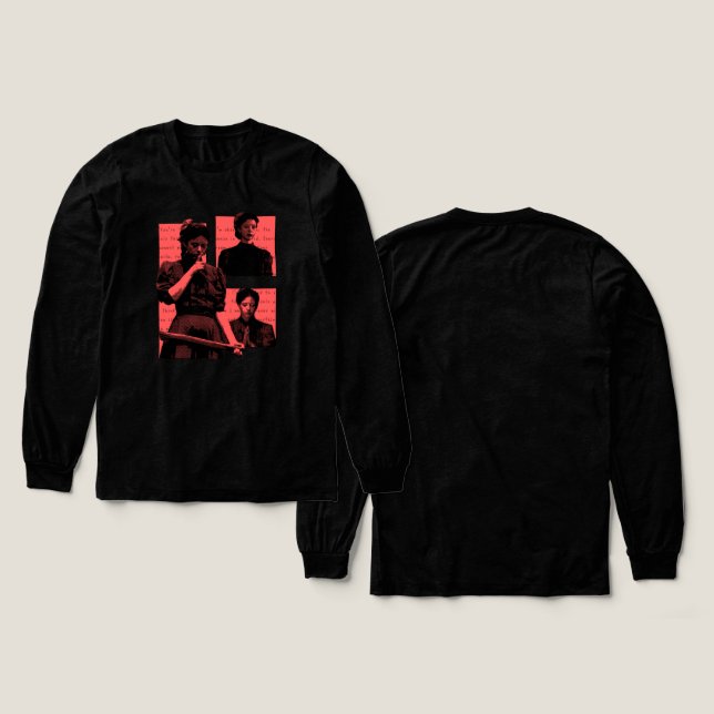 CAMISETA TRIBLENDA PERLADO (Diseño frontal y trasero)