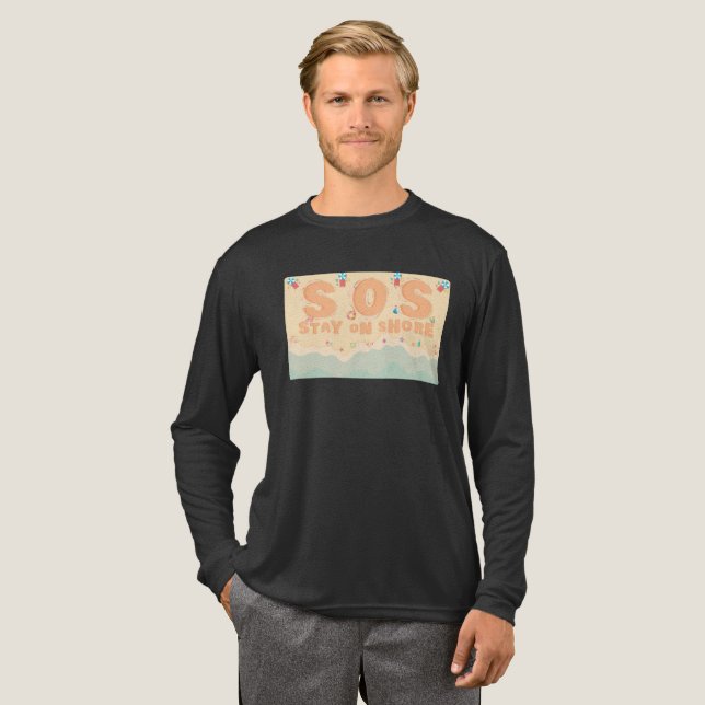 Camiseta Triblenda Permanecer En La Costa (Anverso Completo)