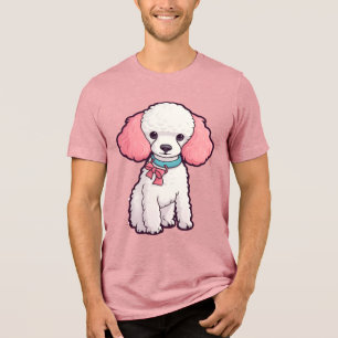 Camiseta Triblenda Perro Caniche Super Lindo