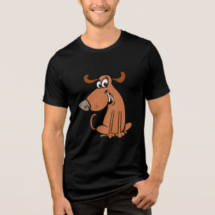 Camiseta Triblenda Perro de dibujos animados divertido