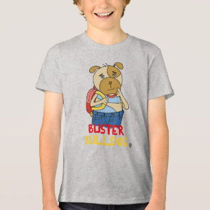 Camiseta Triblenda Perro De Dibujos Animados Lindo Cachorro Sonriente