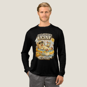 Camiseta Triblenda Perro Divertido Amante Retro Retriever Dorado Humo