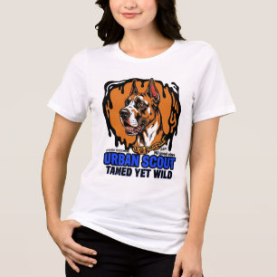 Camiseta Triblenda Perro explorador urbano ADOM domesticado pero salv