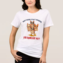 Camiseta Triblenda Perro francés de Bulldog