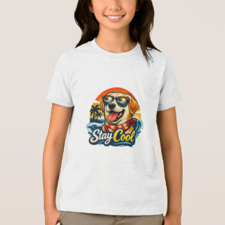 Camiseta Triblenda Perro genial al atardecer