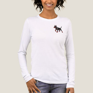 Camiseta Triblenda Perro guardián Doberman feroz