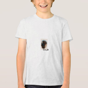 Camiseta Triblenda Perro Labrador de chocolate lindo - Bailey Regal
