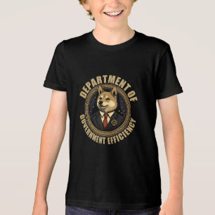 Camiseta Triblenda Perro Perro De Eficiencia Del Departamento De Efic