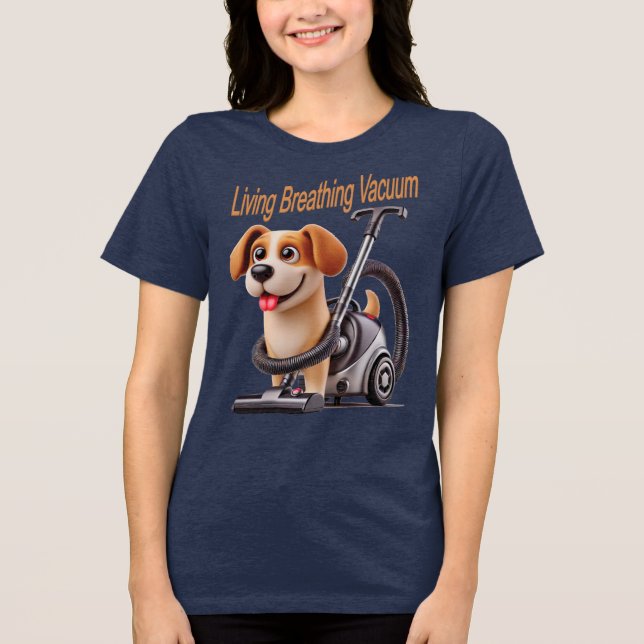 Camiseta Triblenda Perro respiratorio vivo (Anverso)