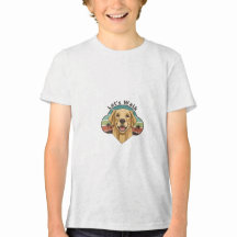 Perro Retriever Dorado Divertido con una sonrisa