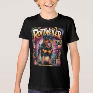Camiseta Triblenda Perro Rottweiler