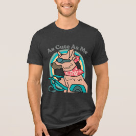 Camiseta Triblenda Perro Street Retro con gafas de sol | Divertido