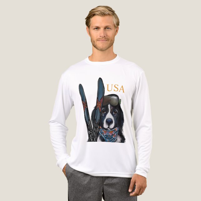 CAMISETA TRIBLENDA PERRO TERRA NOVA  (Anverso Completo)
