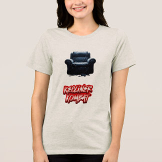 Camiseta Triblenda Perro vs gato Recliner Kombat