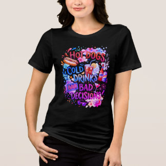 Camiseta Triblenda Perros Calientes Decisiones Malas