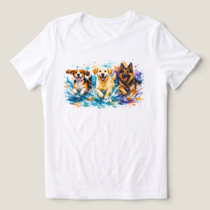Camiseta Triblenda Perros chapoteando