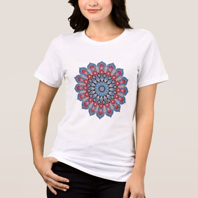 Camiseta Triblenda Persian Enamel Art (Minakari)  -T-shert (Anverso)