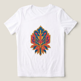 Camiseta Triblenda Persian Floral Carpet DesignT-Shirt