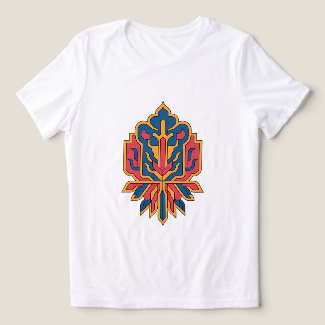 Camiseta Triblenda Persian Floral Carpet DesignT-Shirt (Diseño delantero )