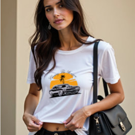 Camiseta Triblenda Persiguiendo el horizonte de verano de los vehícul