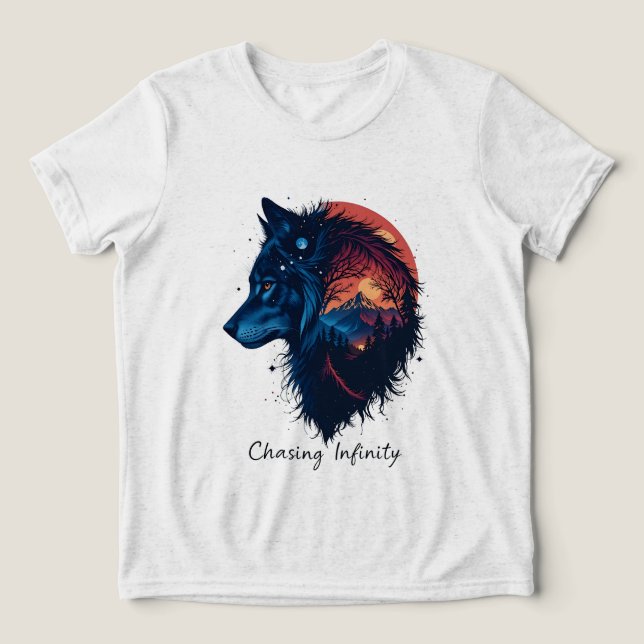 Camiseta Triblenda Persiguiendo infinito (Diseño delantero )