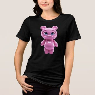 Camiseta Triblenda Personaje de Alien Cute Mignon Diseño Kawaii Flota