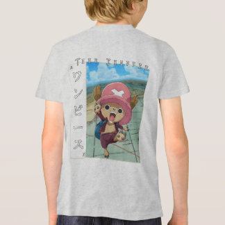 Camiseta Triblenda Personaje de anime de reno lindo con medicina roja