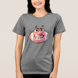 Camiseta Triblenda Personaje de dibujos animados divertido de béisbol