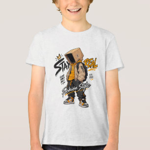 Camiseta Triblenda Personaje de moda urbana streetwear – Graffiti gen
