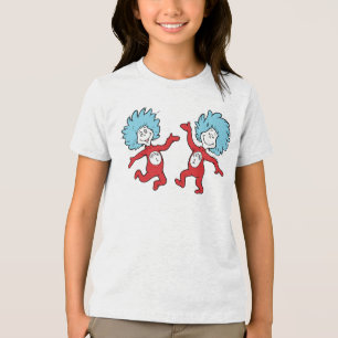 Camiseta Triblenda Personaje Thing 1 y Thing 2 de Dr. Seuss