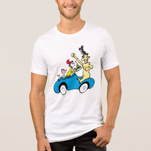 Camiseta Triblenda Personajes de Huevos Verdes con Jamón de Dr. Seuss