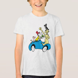 Camiseta Triblenda Personajes de Huevos Verdes y Jamón de Dr. Seuss e