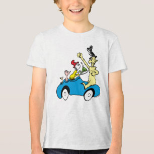 Camiseta Triblenda Personajes de Huevos Verdes y Jamón de Dr. Seuss e