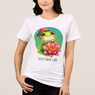 Camiseta Triblenda Personalizable de una loca rana