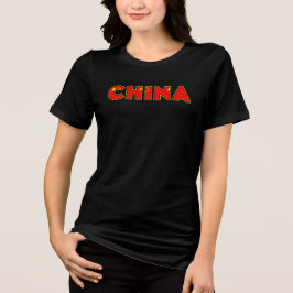 Camiseta Triblenda PERSONALIZABLE especial CHINA Turista negro