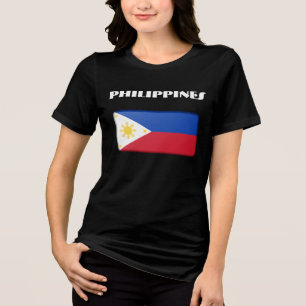 Camiseta Triblenda PERSONALIZABLE especial de FILIPINAS Turistas negr