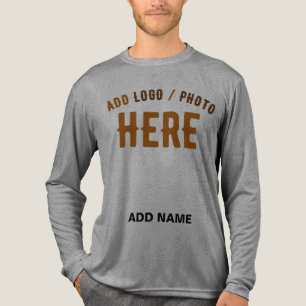 CAMISETA TRIBLENDA PERSONALIZABLE MODERNO ELEGANTE ASH VERIFICADO MAR