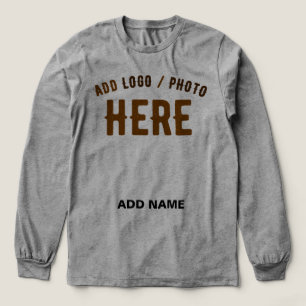 CAMISETA TRIBLENDA PERSONALIZABLE MODERNO ELEGANTE ASH VERIFICADO MAR