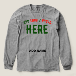 CAMISETA TRIBLENDA PERSONALIZABLE MODERNO ELEGANTE ASH VERIFICADO MAR