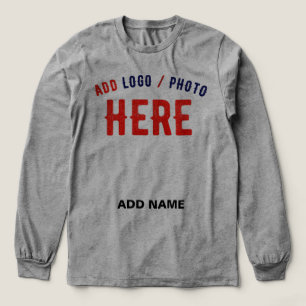 CAMISETA TRIBLENDA PERSONALIZABLE MODERNO ELEGANTE ASH VERIFICADO MAR